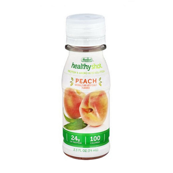 Healthy Shot Oral Protein Supplement Peach 2.5 oz. Bottle
