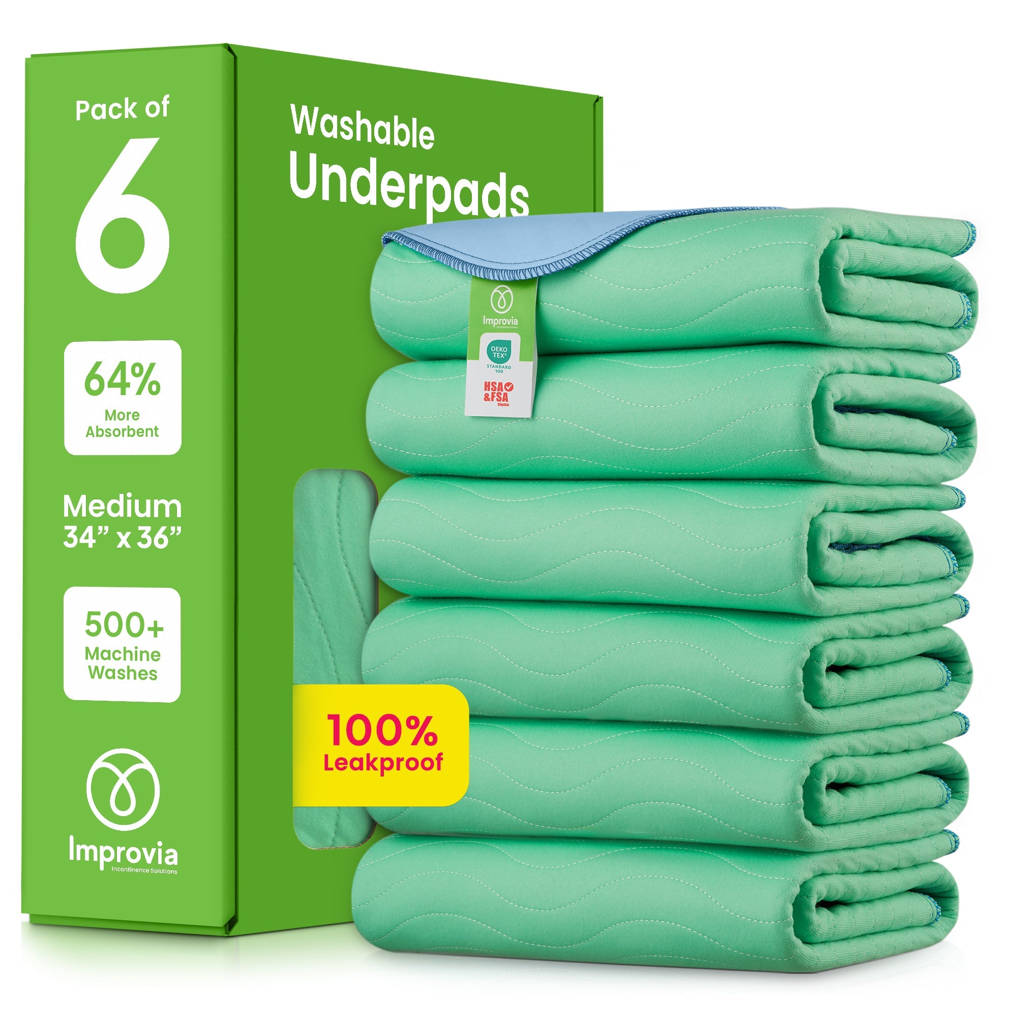 Improvia Washable Bed Pads