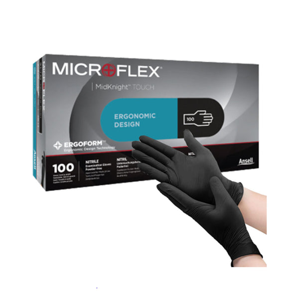 MICROFLEX MidKnight Touch Nitrile Exam Glove