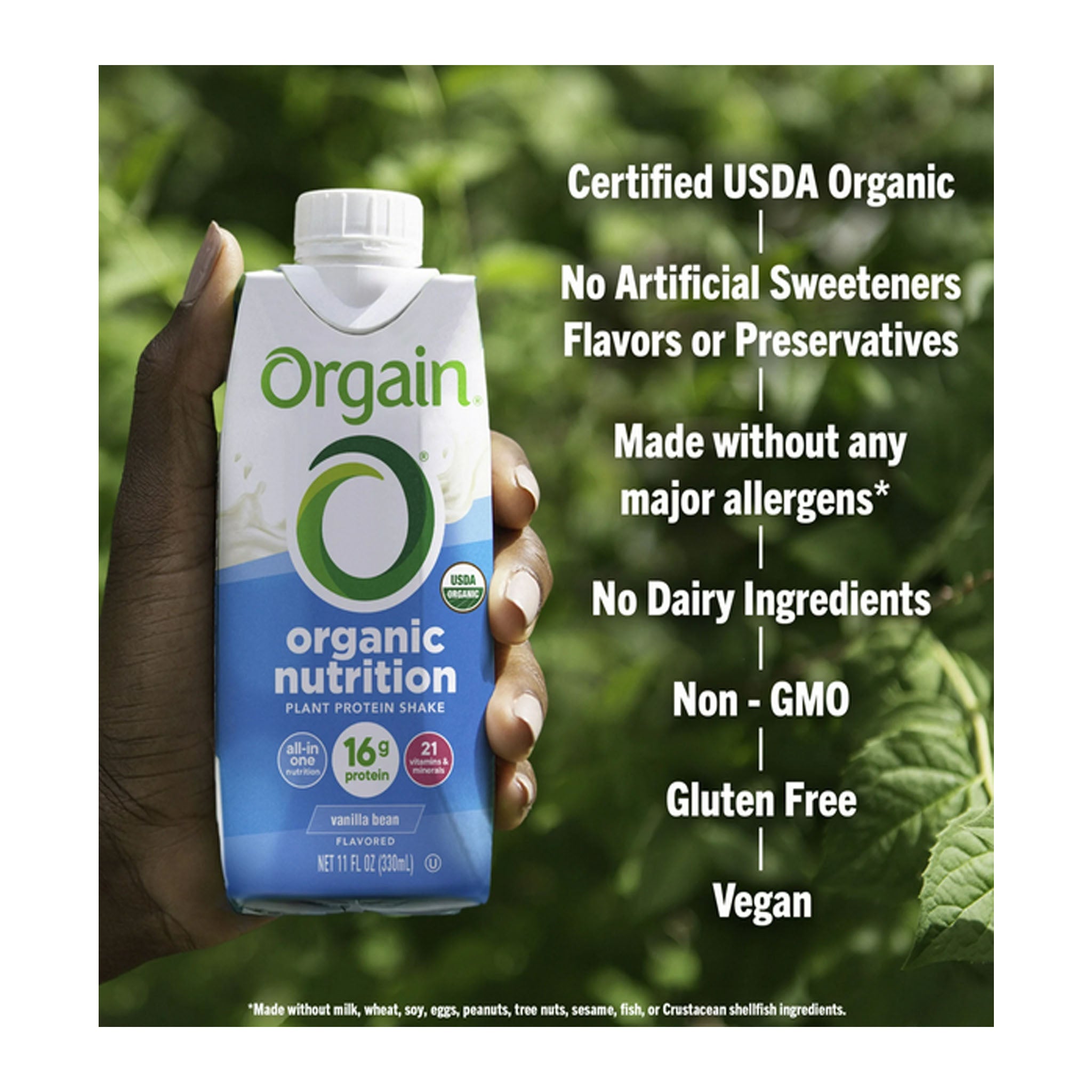 Orgain Organic Nutrition Vegan Shake