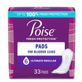 Poise Fresh Protection Ultimate Bladder Control Pads