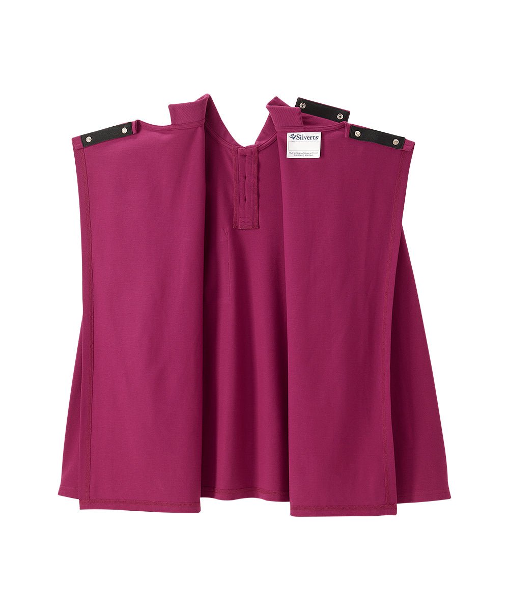 Men's Adaptive Open Back Polo Shirt with Long Sleeves