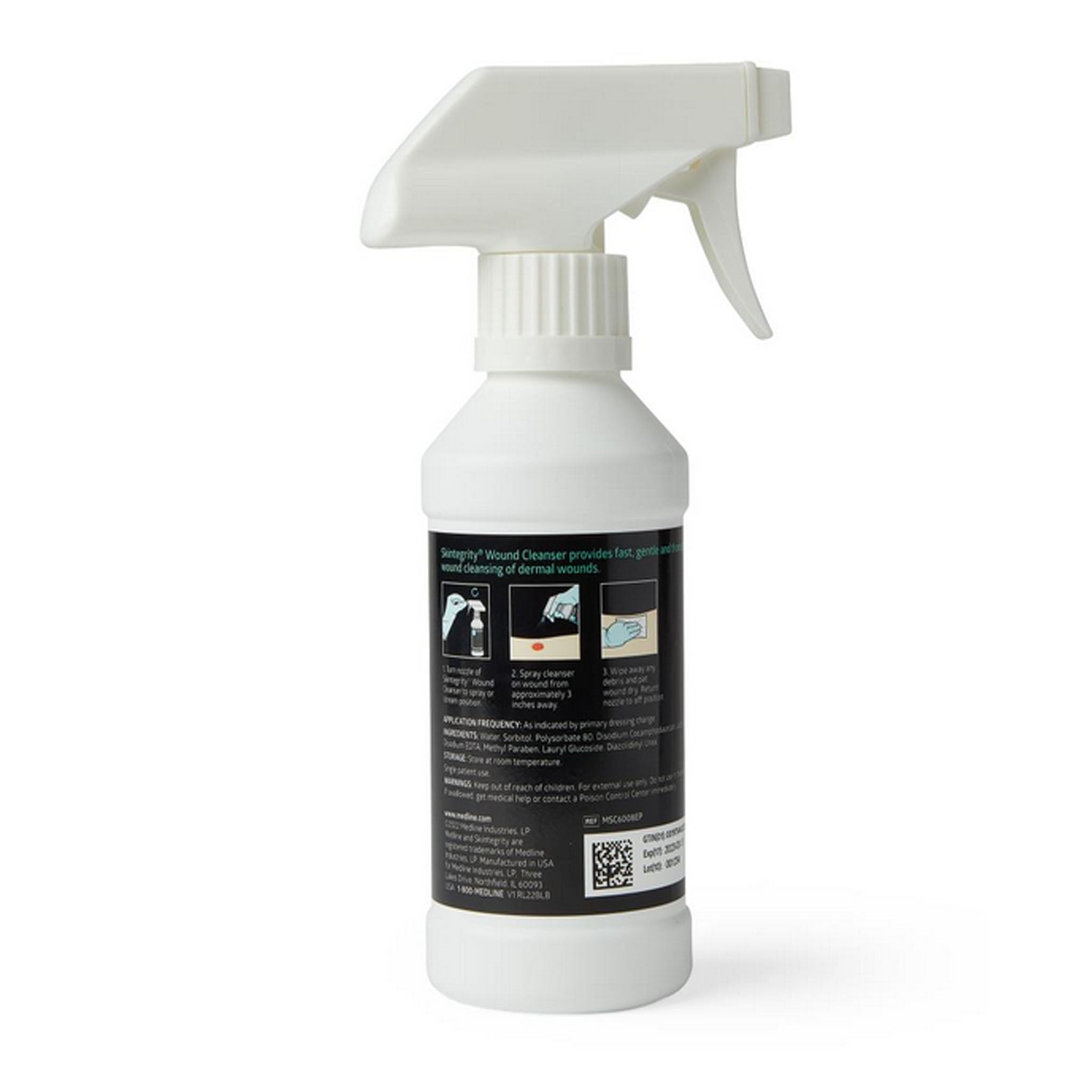 Medline Skintegrity Wound Cleanser Bottle Trigger Spray