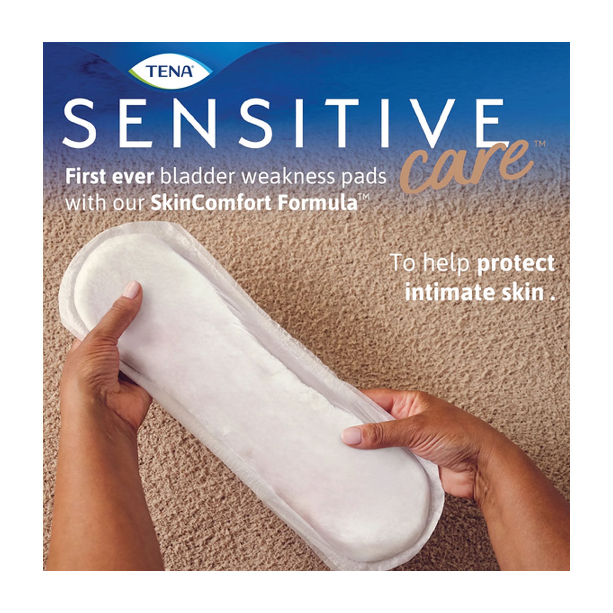 TENA Sensitive Care Maximum Heavy Absorbency 15" Bladder Control Pad