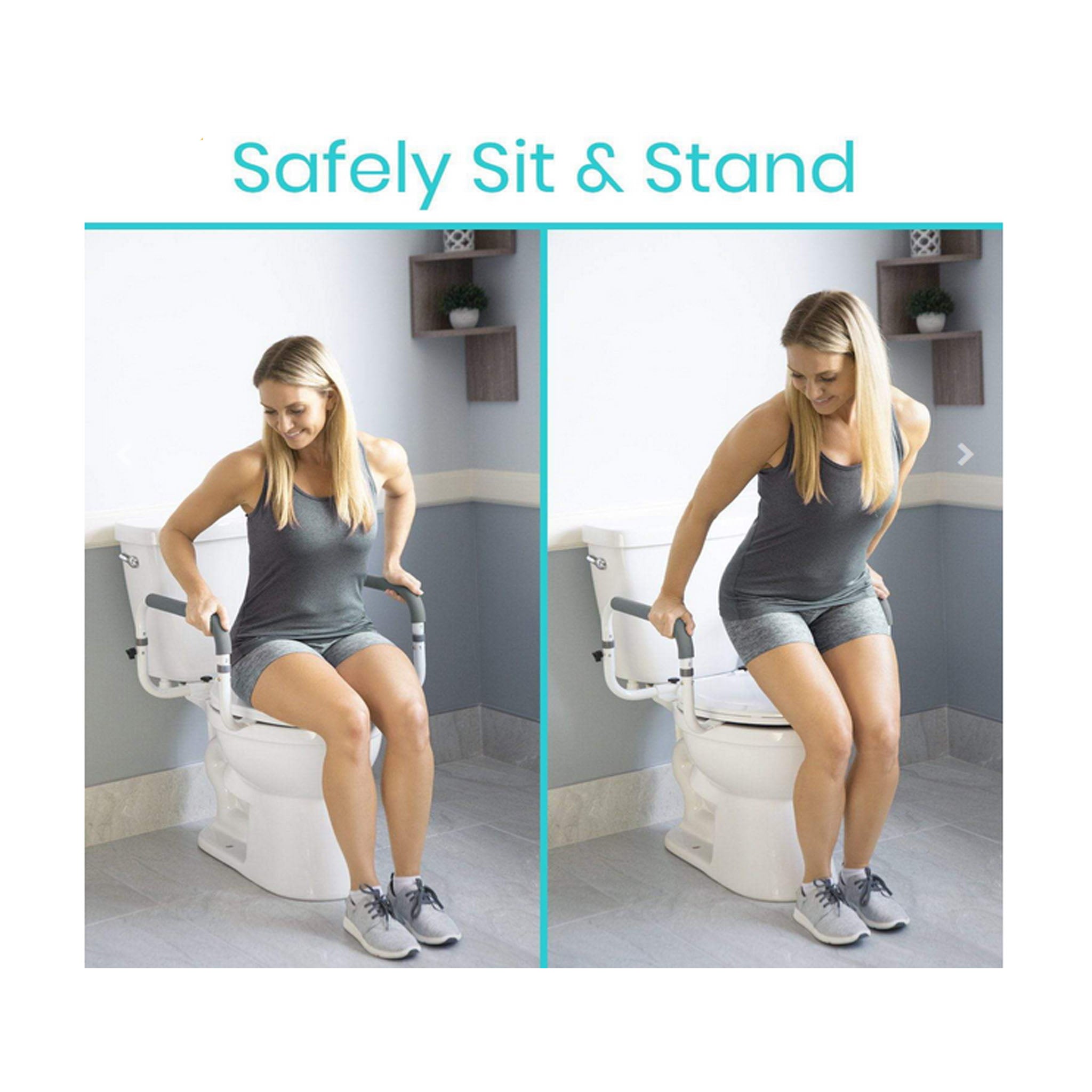 Vive Health Compact Toilet Rail