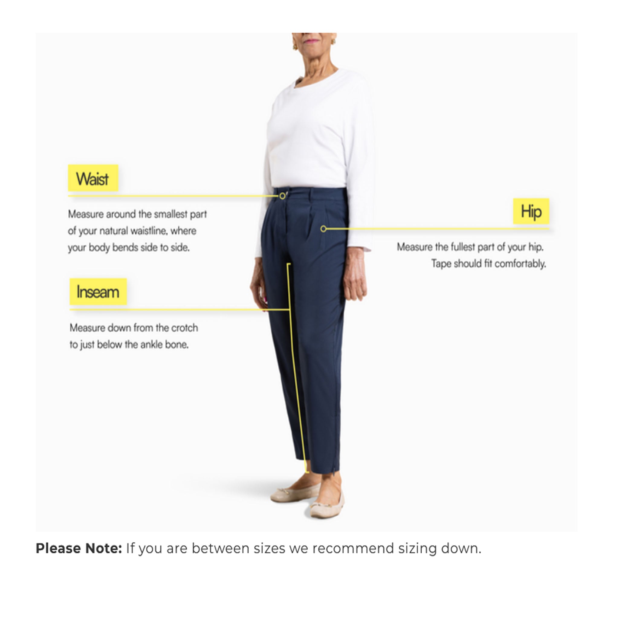 Women's Everyday Full Side Zip Pants by Joe and Bella