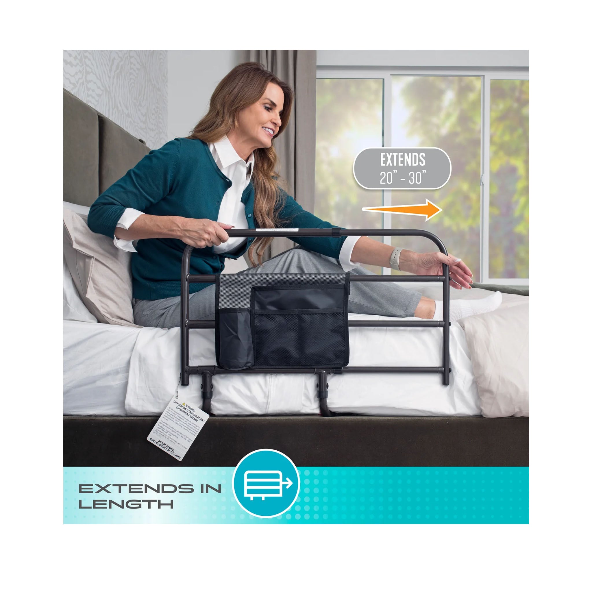 Wonder EZ Adjust Bed Rail by Stander