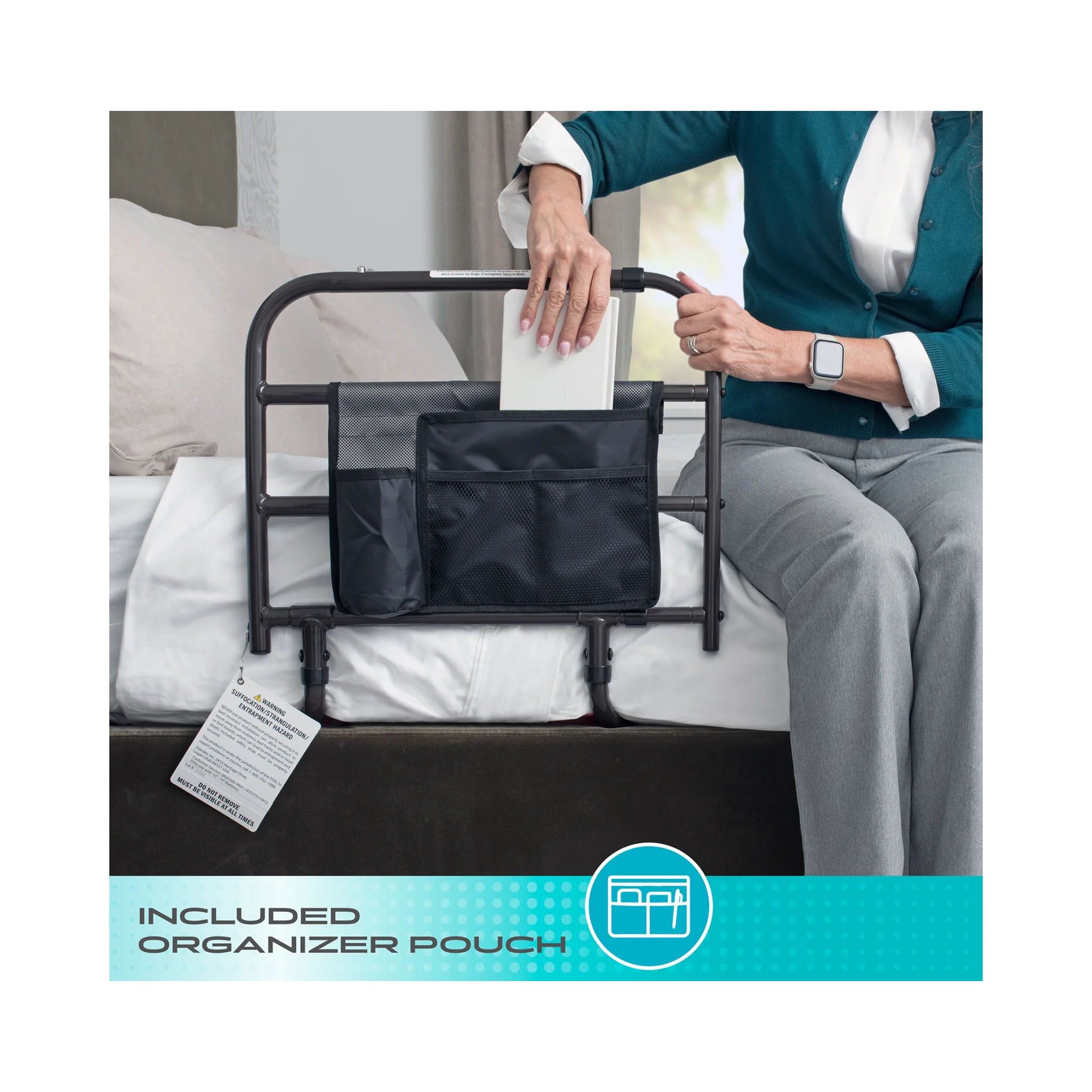 Wonder EZ Adjust Bed Rail by Stander
