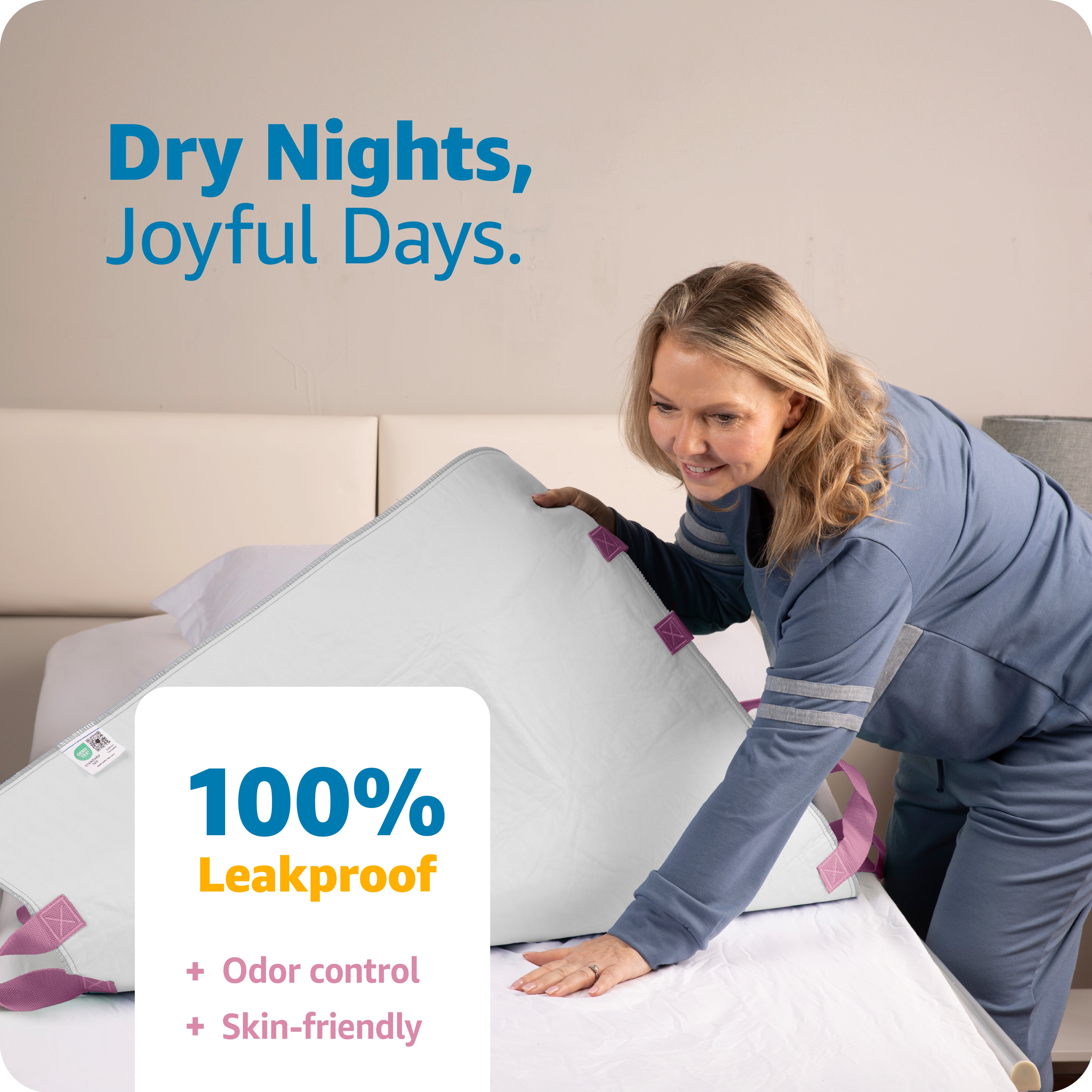 Improvia Positioning Bed Pad with Handles