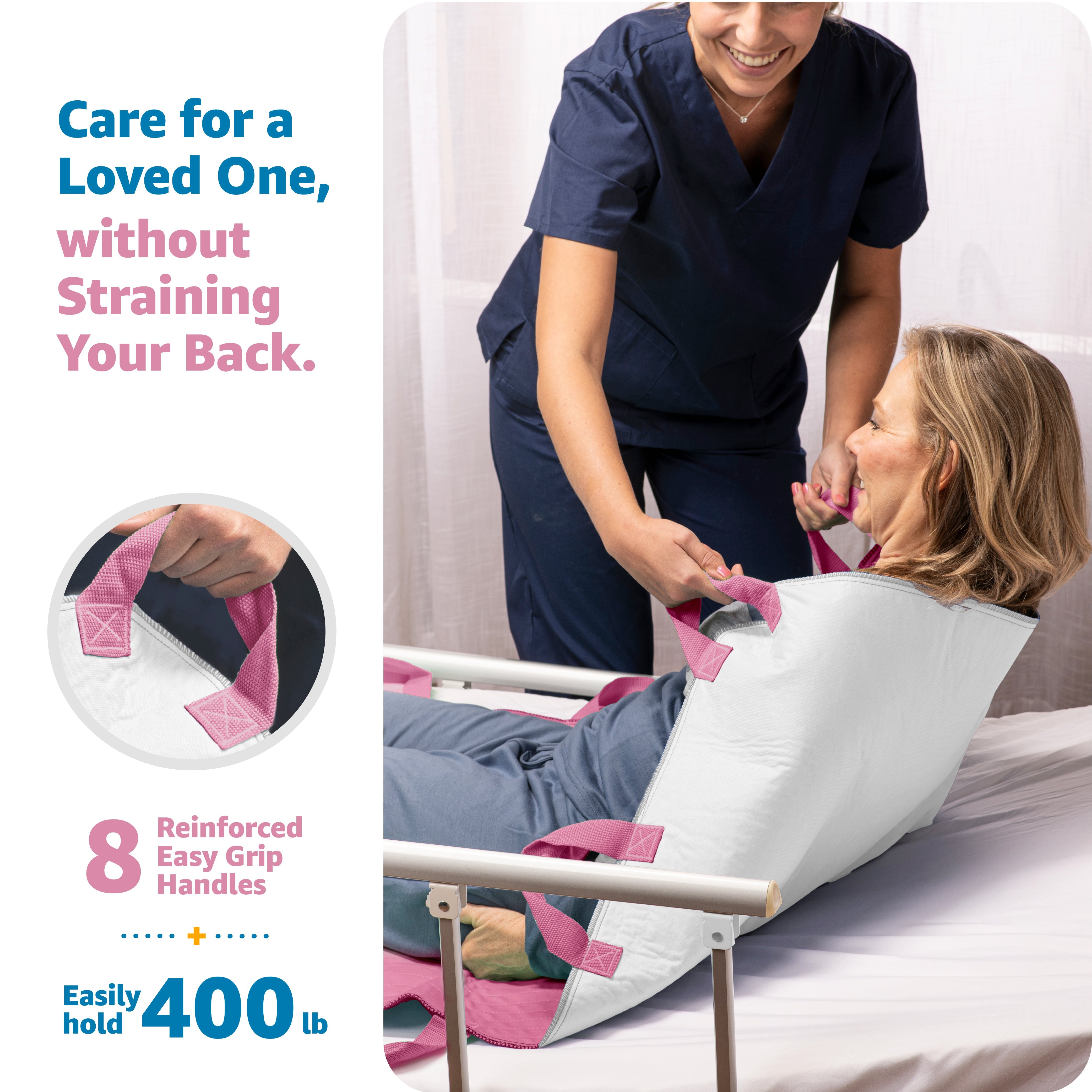 Improvia Positioning Bed Pad with Handles