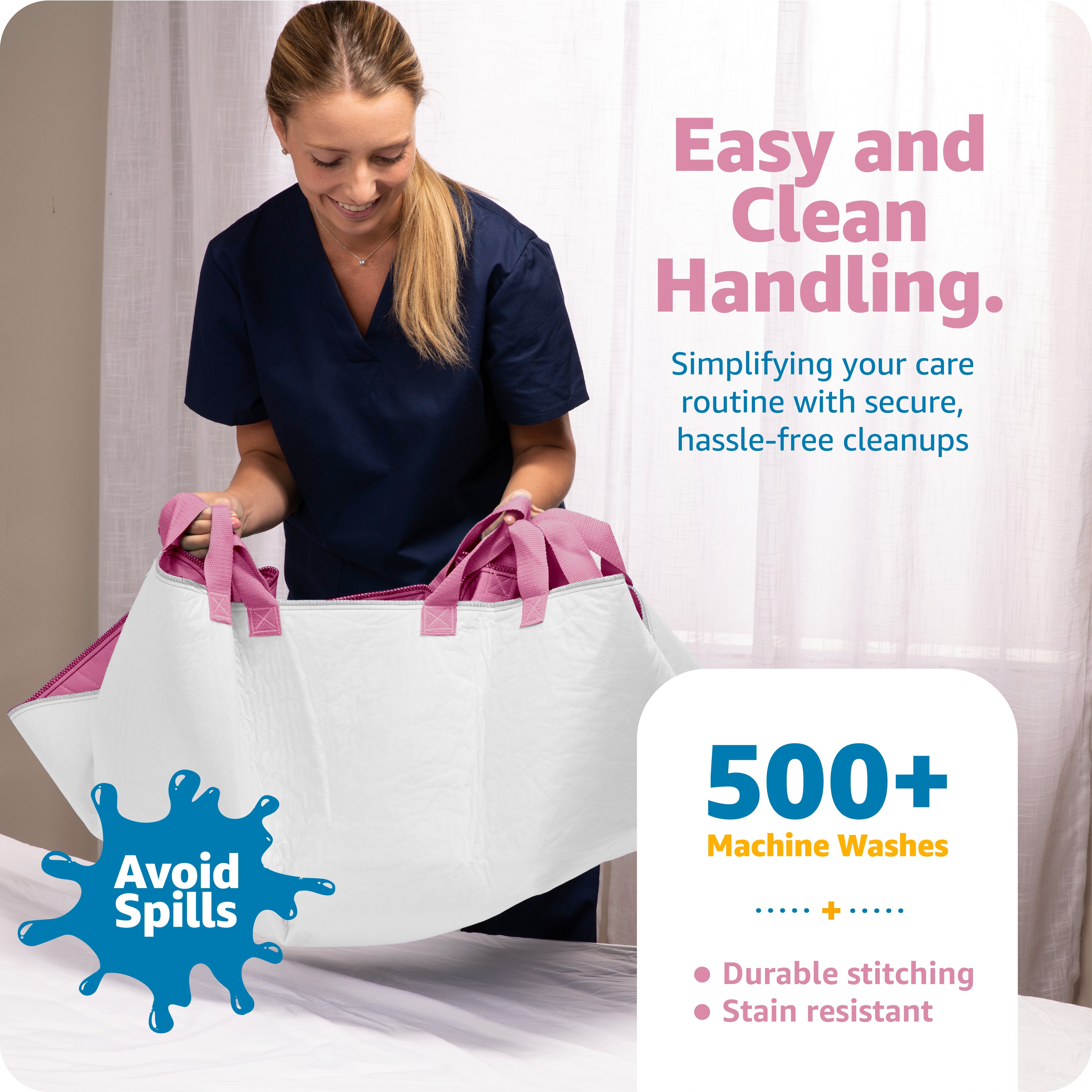 Improvia Positioning Bed Pad with Handles