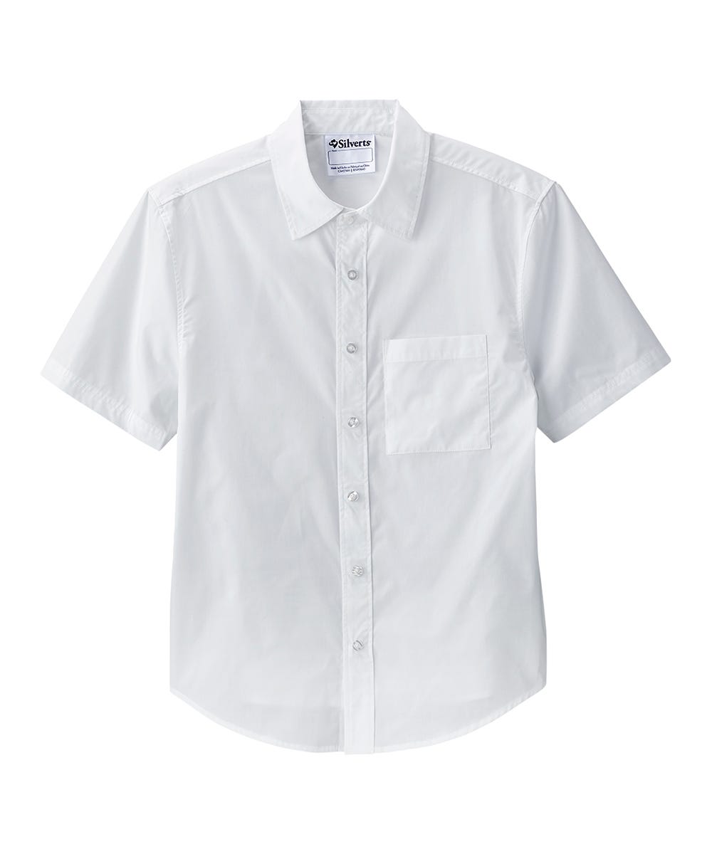 Magnetic Buttons Men's Short Sleeve Shirt