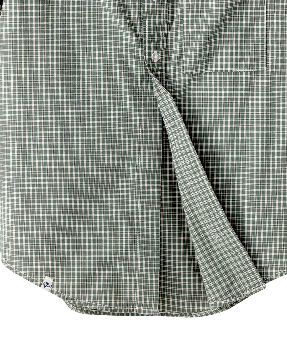 Magnetic Buttons Men's Short Sleeve Shirt