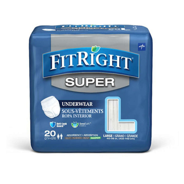 Medline FitRight Super Protective Underwear