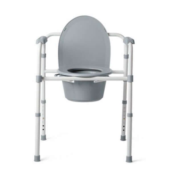 LandTale 3-in-1 Bedside Commode, Porta Potty Chair For Adults With Sturdy Dual-Crossbar Support - View #2
