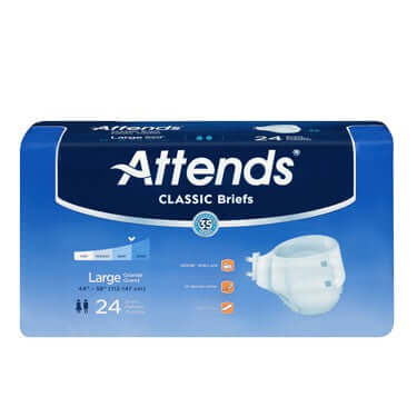 Attends Classic Breathable Adult Briefs