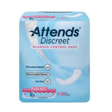 Attends Discreet Bladder Control Pads