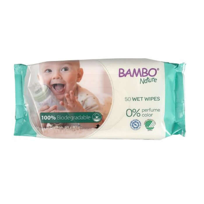 Bambo Nature Soft Pack Baby Wipe Unscented