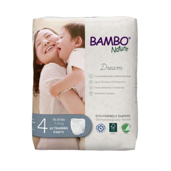 Bambo Nature Unisex Toddler Training Pants Pull On Underwear Heavy Absorbency