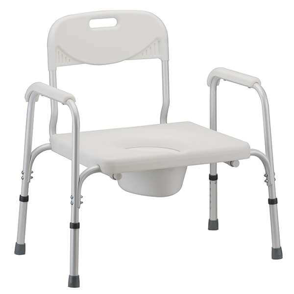 Bariatric Commode with Back and Extra Wide Seat by Nova Ortho