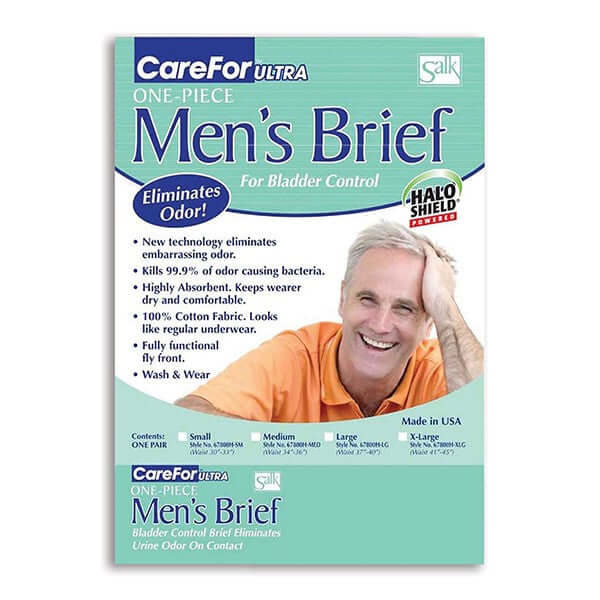 CareFor Ultra Reusable Mens Incontinence Briefs