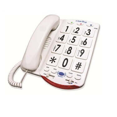 Clarity JV-35 Amplified Big Button Phone With Talk Back Numbers