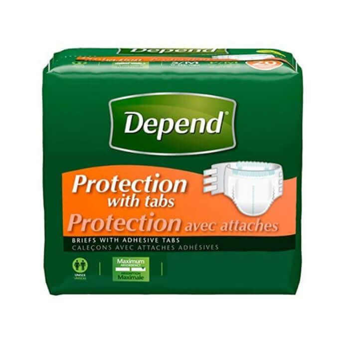 Depend Fitted Maximum Protection Briefs