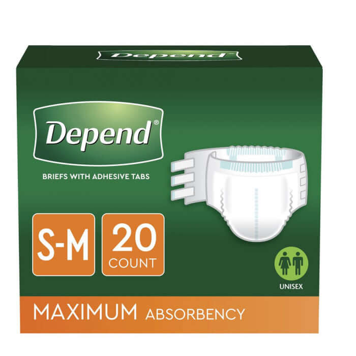 Depend Fitted Maximum Protection Briefs
