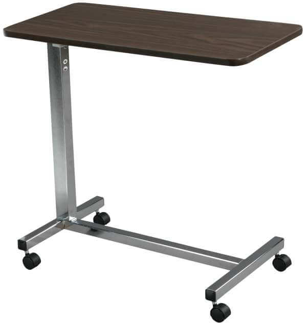 Drive Medical Non Tilt Top Overbed Table - Large, Roomy Surface