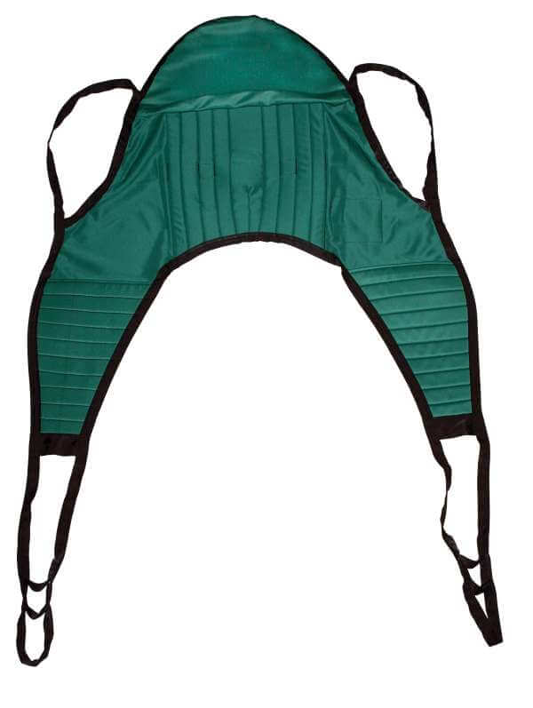 Drive Medical Padded Patient U Sling with Head Support - Floor Lift Accessory