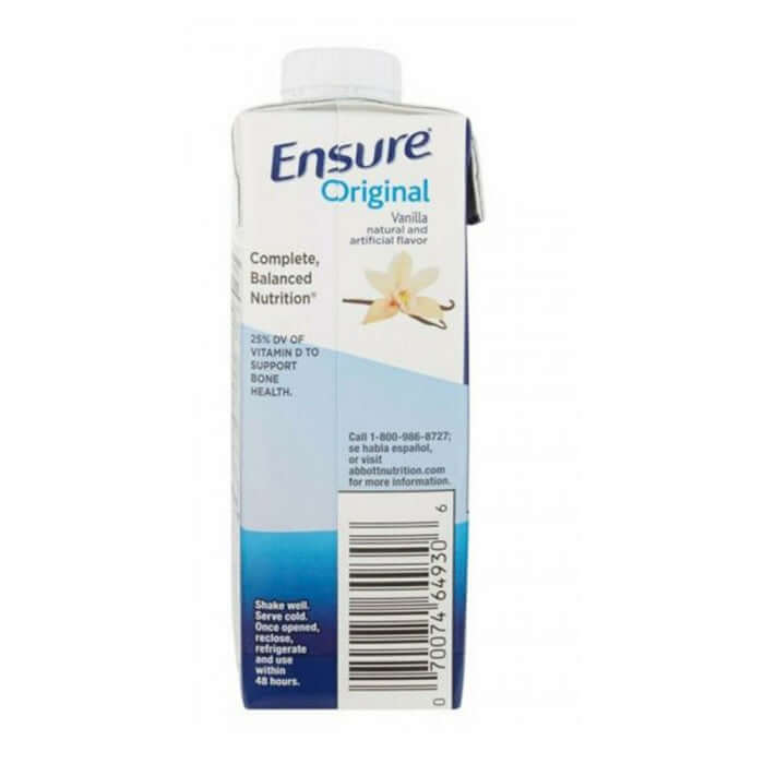 Ensure Original 8 oz. Tetra Carton Therapeutic Nutrition Shake