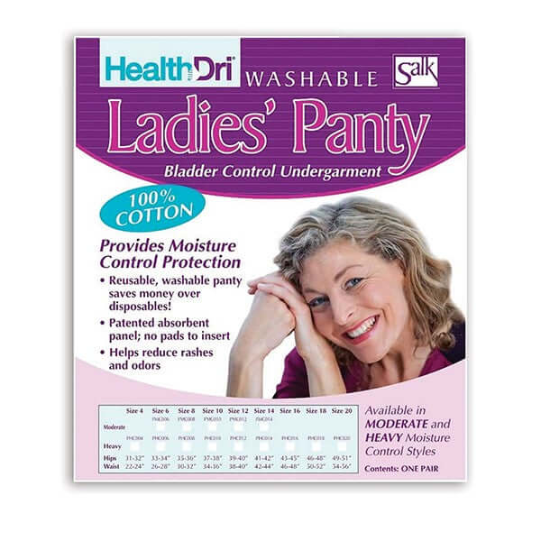 HealthDri Ladies Heavy Reusable Protective Panties