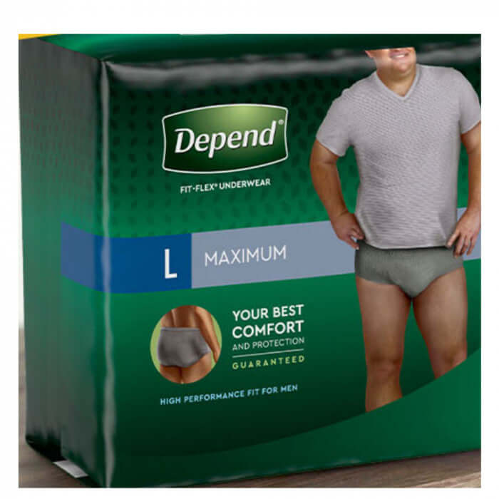 Depend for Men Fit-Flex Maximum Absorbency Underwear