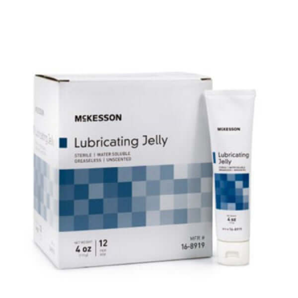 McKesson Lubricating Jelly 4 oz. Tube Sterile