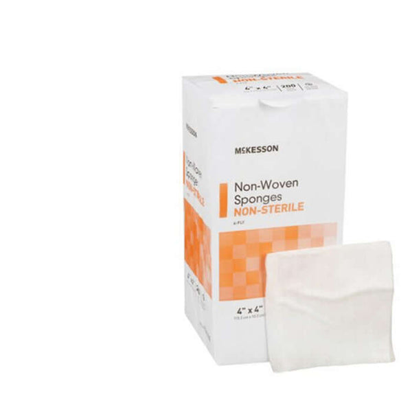 McKesson Nonwoven Sponge Polyester / Rayon 4-Ply