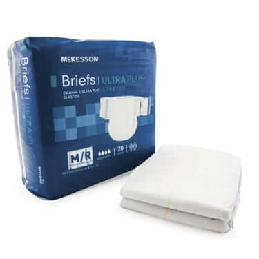 McKesson Ultra Plus Stretch Heavy Absorbency Adult Briefs