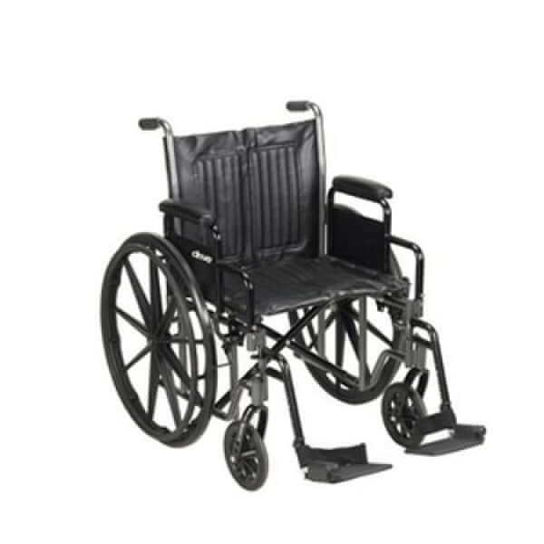 McKesson Wheelchair Dual Axle Desk Length Arm