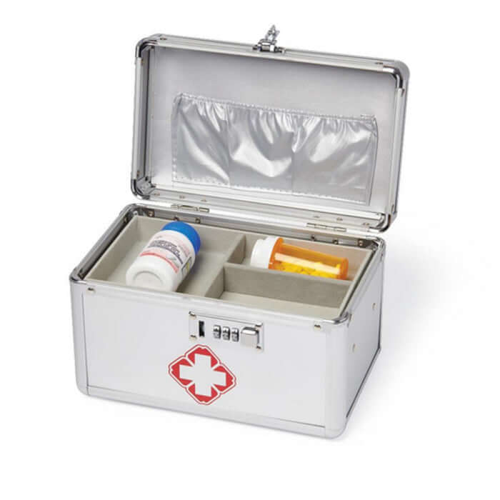 High Risk Medication Box Medication Lock Box with Combination Lock