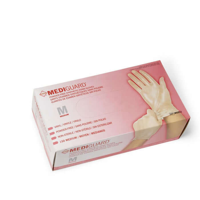 Mediguard Vinyl Synthetic Exam Gloves