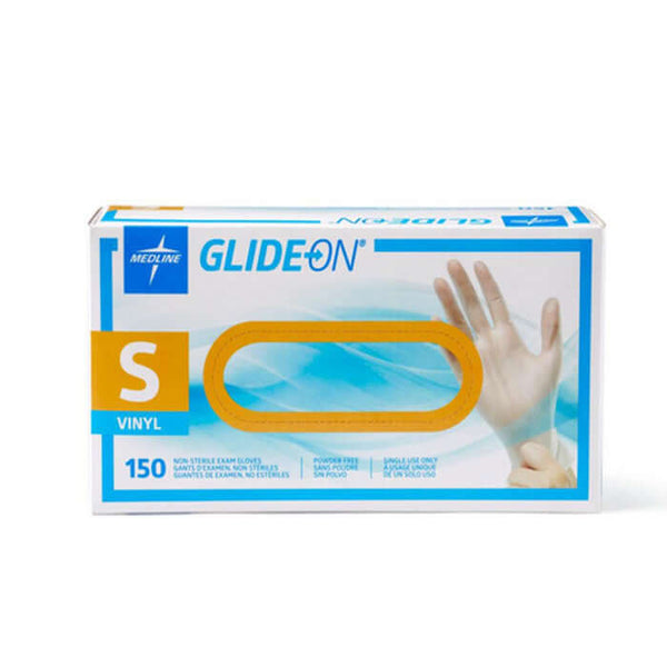 Medline Glide-On Vinyl Exam Gloves