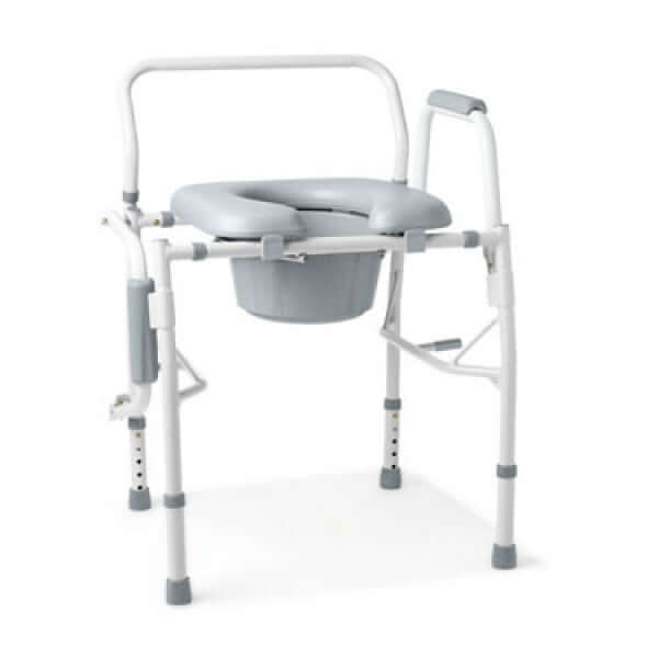 Medline Padded Drop Arm Commode