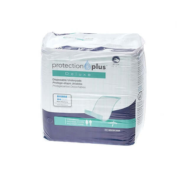 Medline Protection Plus Polymer-Filled Underpad Deluxe Weight