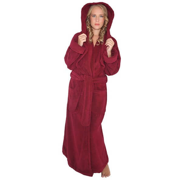 Monk Luxury Style Full Length Hooded Heavy Turkish Cotton Bathrobe