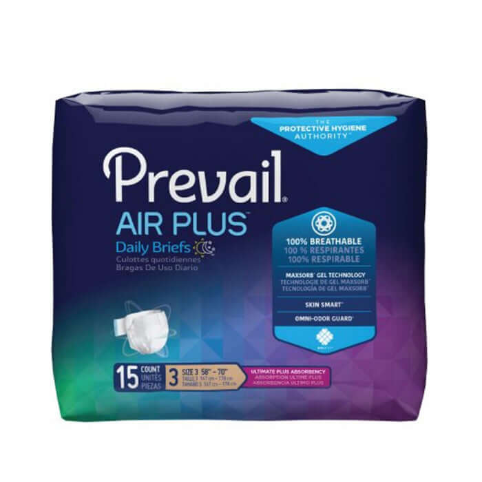 Prevail Air Plus Brief Heavy Absorbency