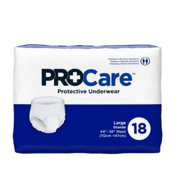 ProCare Pull On Underwear Disposable Moderate Absorbency