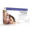 Quidel QuickVue COVID-19 Rapid Antigen At Home Test Kit with 2 Tests. Results in 10 Minutes.