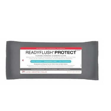 ReadyFlush Protect Flushable Wipes with Dimethicone