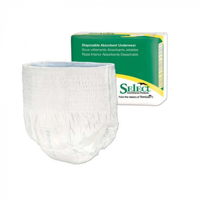 Select Disposable Youth and Adult Absorbent Underwear