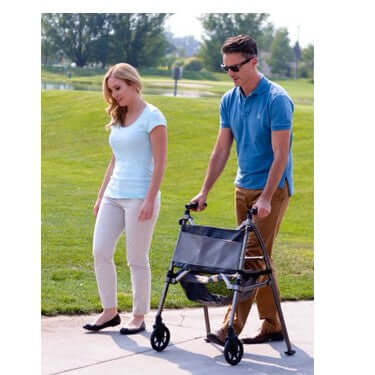 Signature Life Elite Travel Folding Walker by Stander