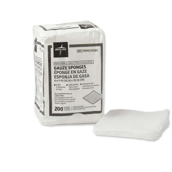 Caring Woven Non-Sterile Gauze Sponges